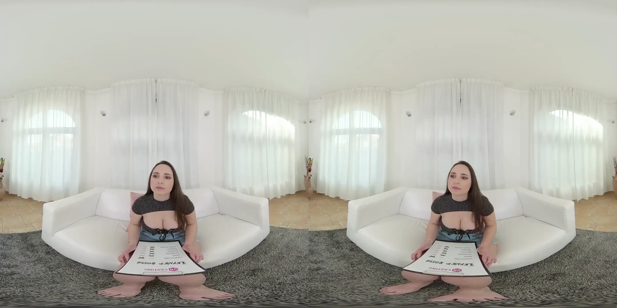 Casting With Busty Czech Brunette