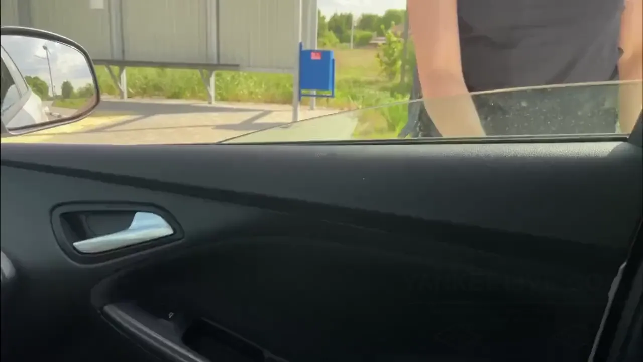 Public Car Blowjob With A Horny Teen Babe Swallows All My Sperm