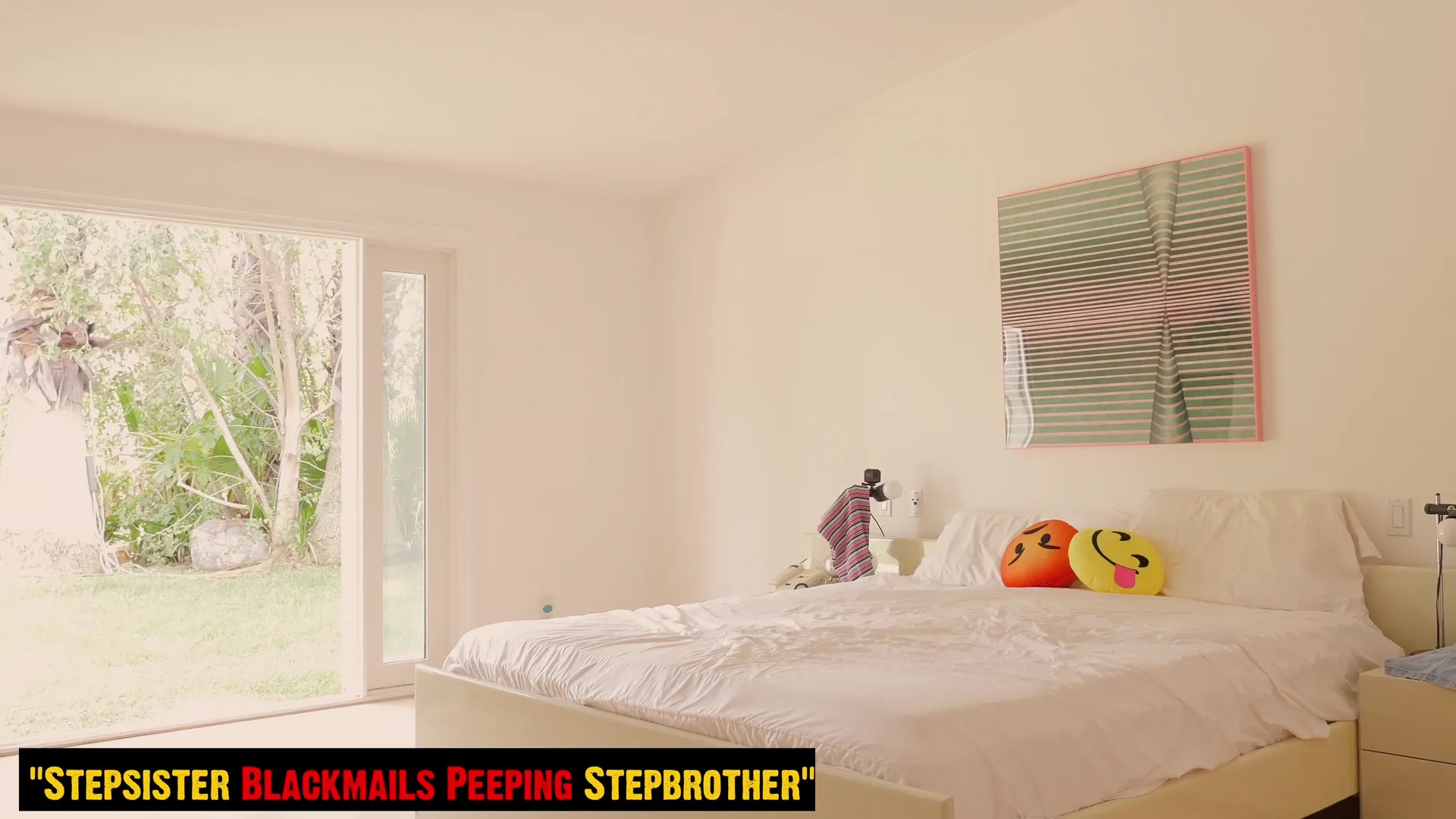 Stepsister Blackmails Peeping Stepbrother