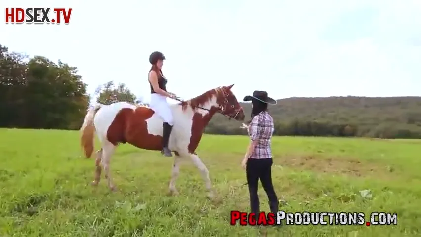 Seductive Farm Encounter: Two Busty Beauties Tempt a Hardworking Man