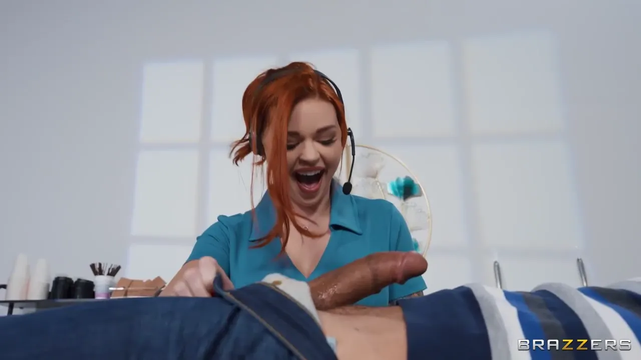 Sensational Redhead Offers Intimate Massage and Oral Pleasure
