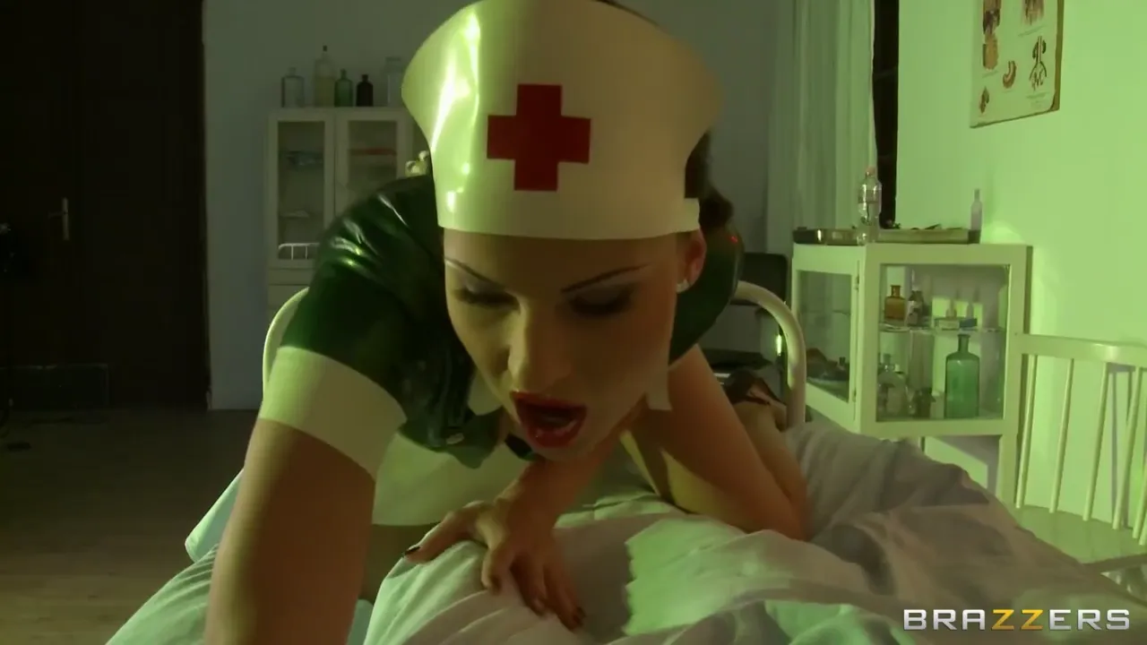 Hot Nurse in Sexy Uniform Offers Healing Touch