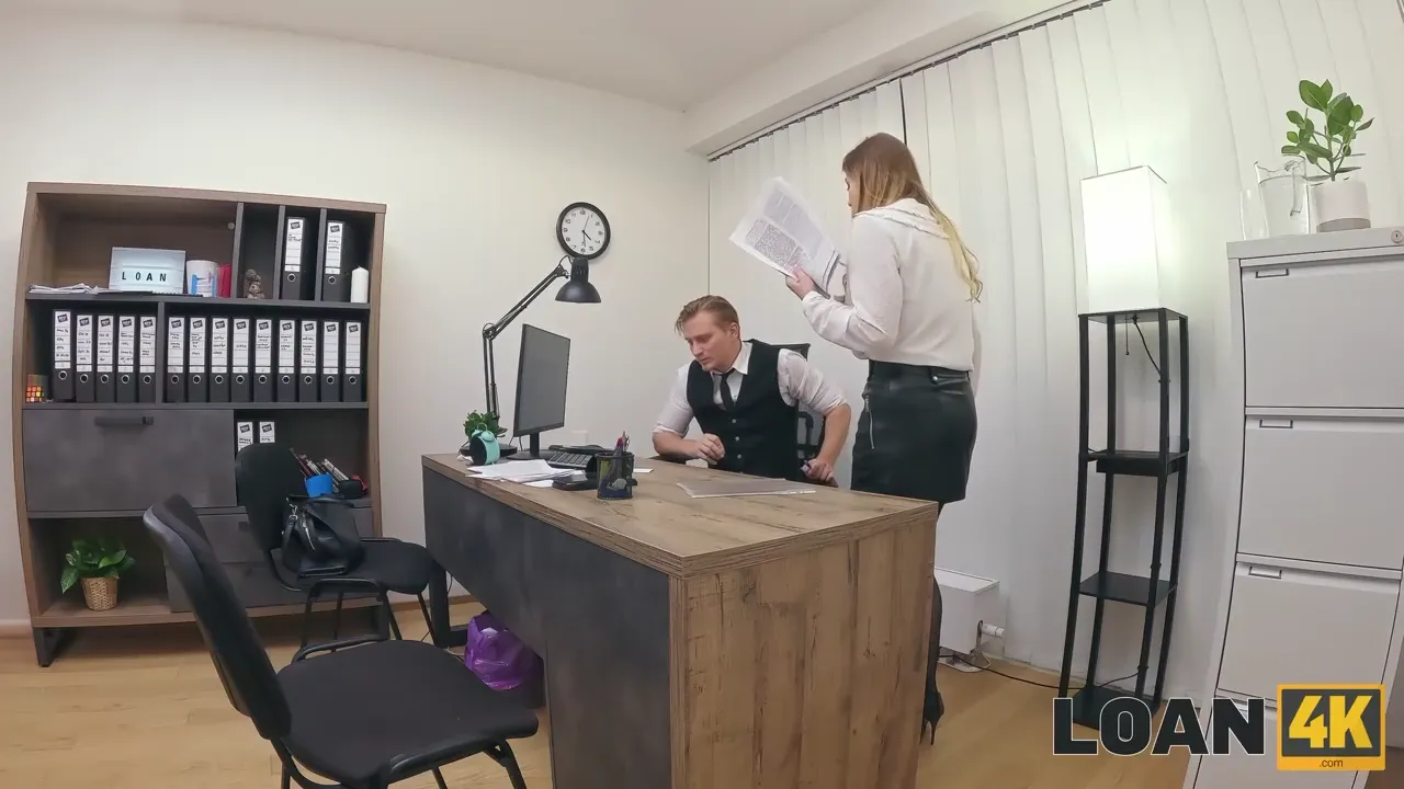 New Secretary with Curves Caught in a Steamy Office Encounter