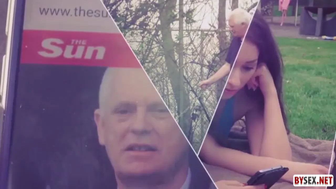 Frisky Grandpa Engages with Young Girlfriends