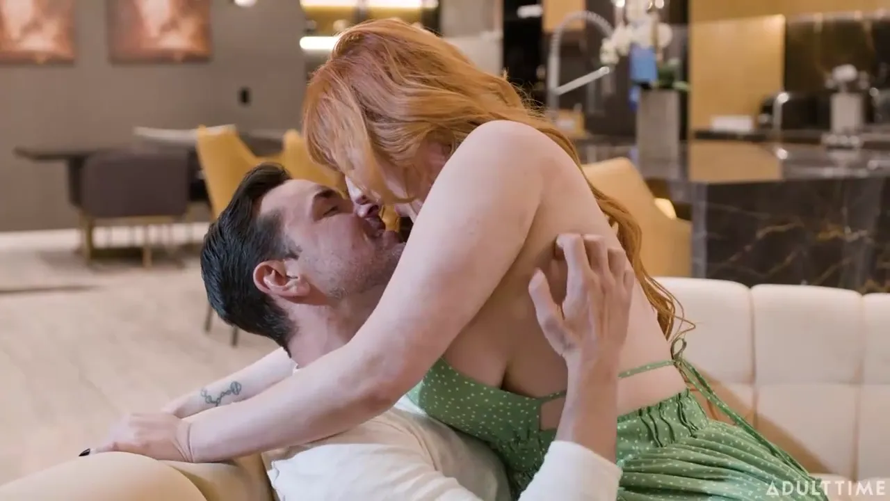 Curvy Redhead MILF with Big Breasts Enjoys an Exciting Ride