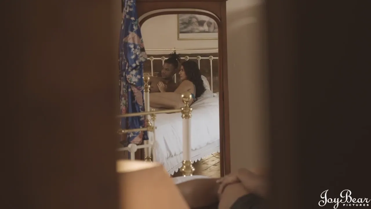 Cute Brunette Experiences Multiple Orgasms in Bed