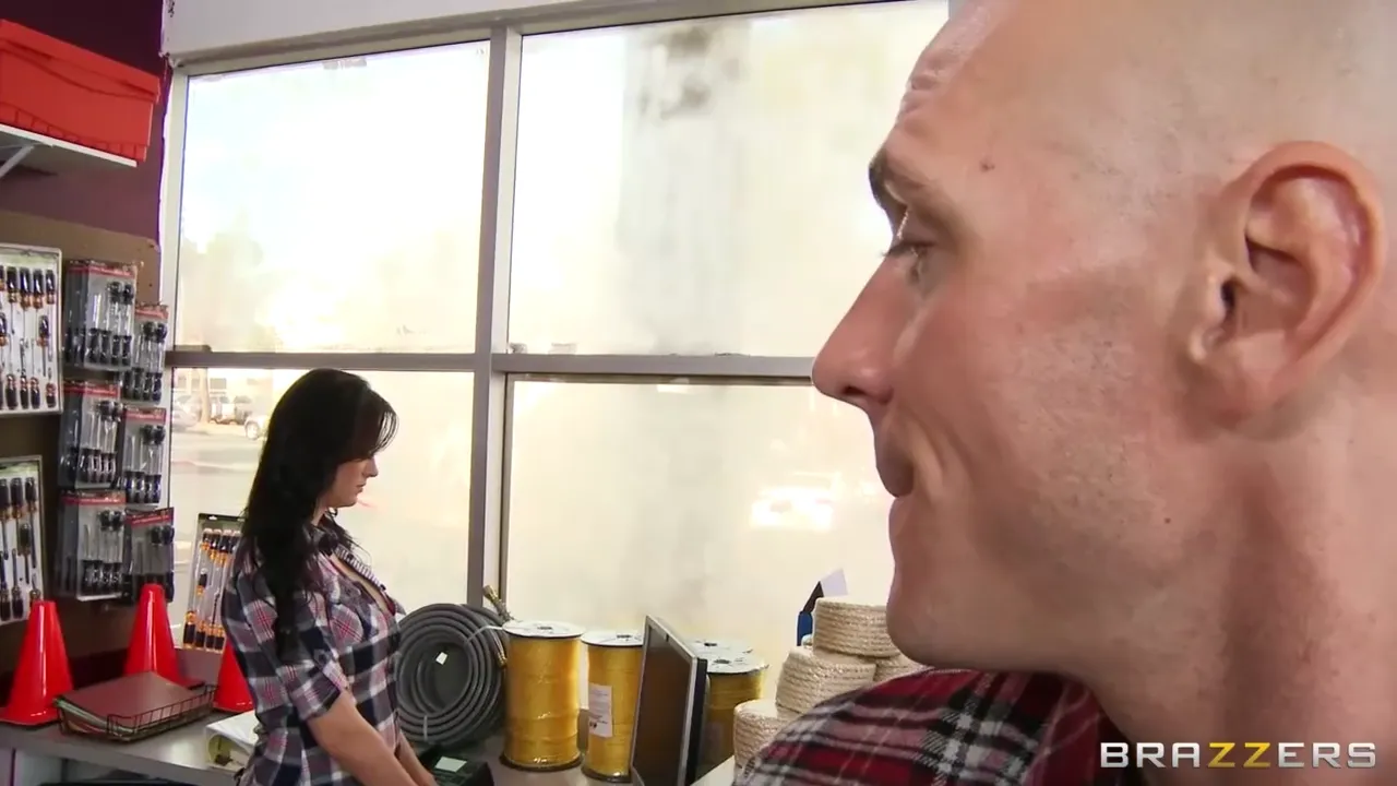 Experienced Brunette Engages with a Boldly Confident Bald Man