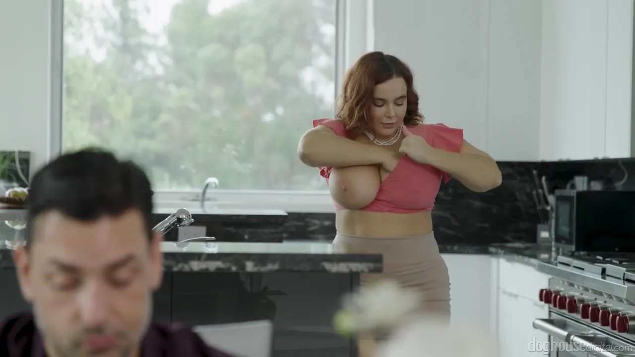 Curvy MILF with Big Assets Seeks Intimate Moments with Stepson