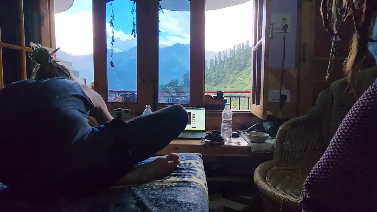 Intimate Home Encounter: Young Guy Pleasures Alternative Asian Beauty