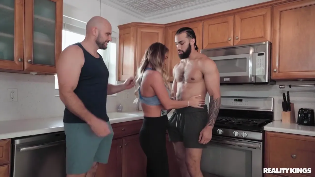 Busty Babe Delivers Oral Pleasure in a Hot Threesome