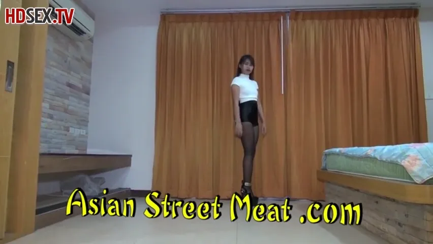 Slim Asian Beauty in Passionate Positions with Her Lover