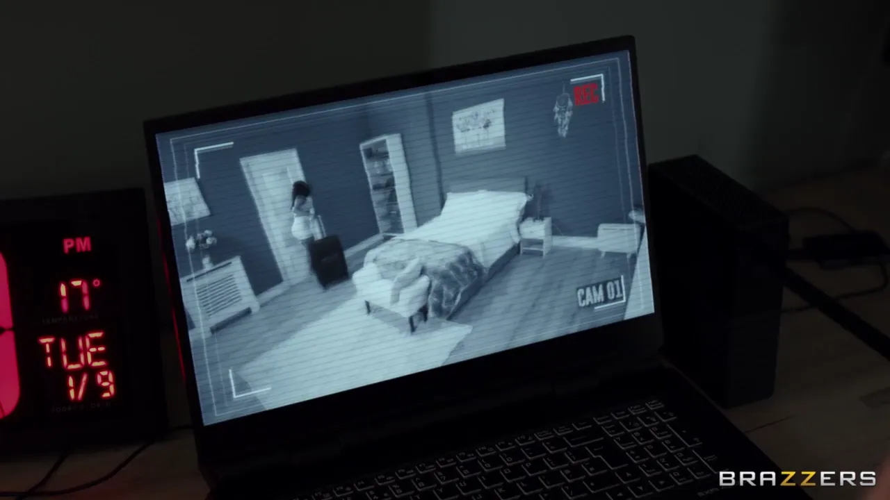 Young Women Indulge in a Steamy Threesome with Hotel Staff