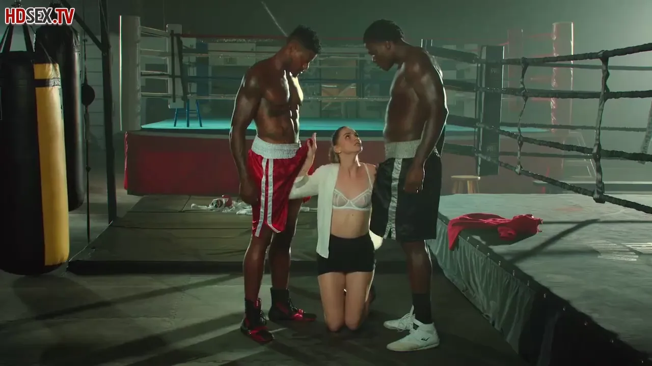 Double the Pleasure: Interracial Encounter with a Busty Brunette