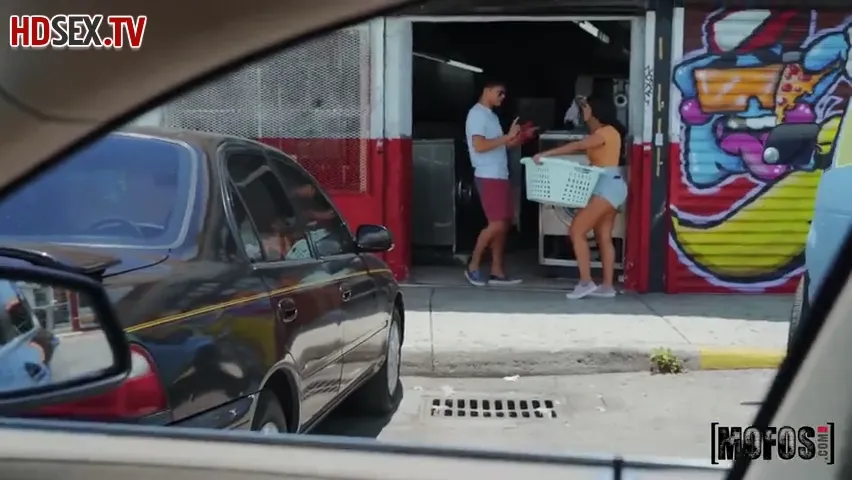 Latina Beauty Shows Off Curves in a Wild Car Encounter