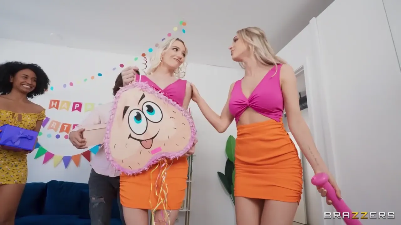 Blonde Beauties Explore Anal Pleasure in Group Sex Adventure