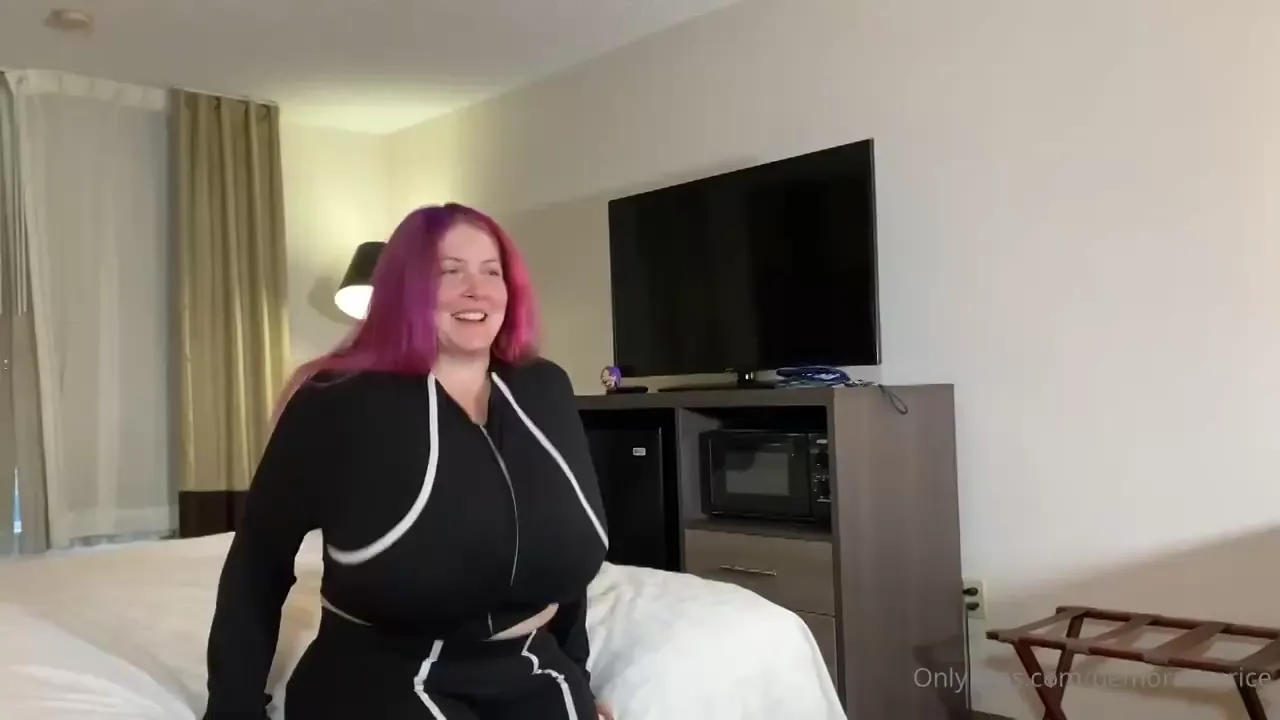 Curvy Beauty with Big Breasts Teases Young Lover