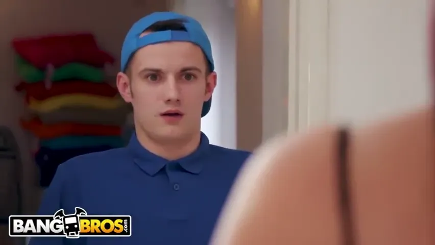 Curvy Mom with Big Breasts Seduces Young Man