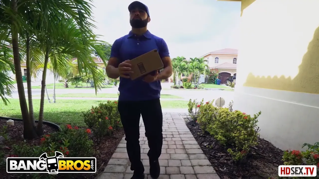 Busty Brunette Delivers Hardcore Passion with Delivery Guy