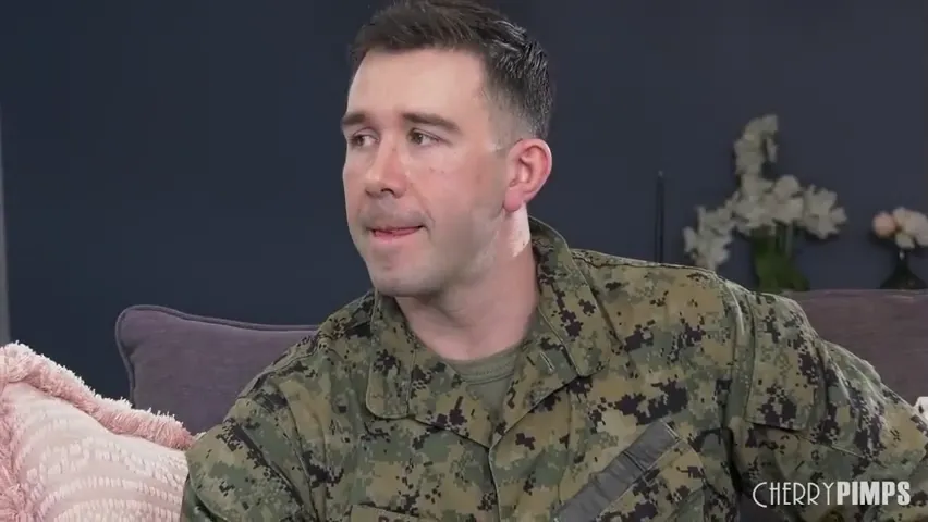Couple in Military Uniforms Gets Intimate on Webcam