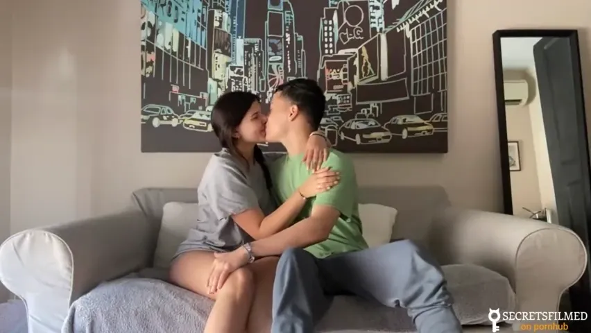Brunette Beauty Enjoys Pleasure with Her Partner
