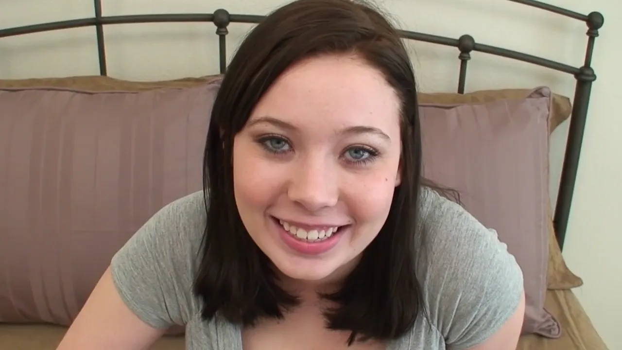 Young Brunette with Alluring Curves Unveils Her Sensual Side