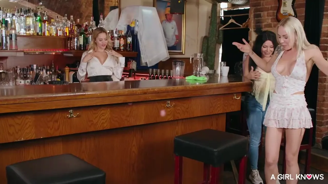 Blonde Bombshells: A Wild Lesbian Adventure with Friends