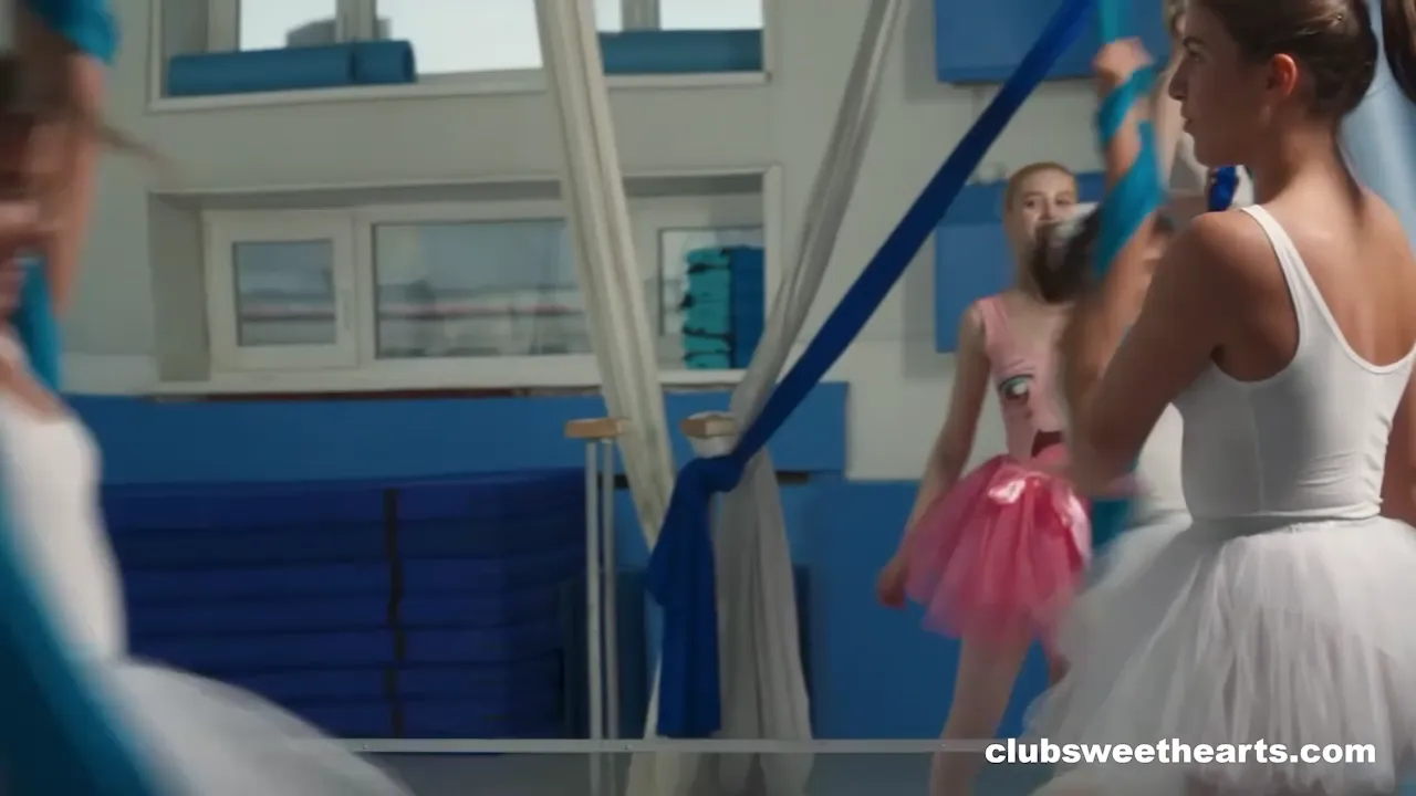 Ballet Beauties Strip Down for Passionate Lesbian Encounter