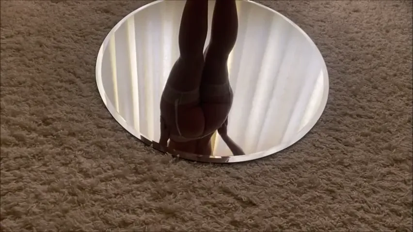 Seductive Solo Home Video: Girl in Stockings Captures Her Intimate Moments
