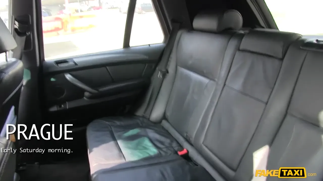 Shy Brunette Delivers Stunning Blowjob in a Car