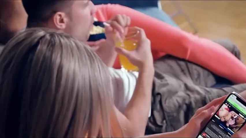 Two Girls Convince Neighbor for an Exciting Threesome with Anal Play