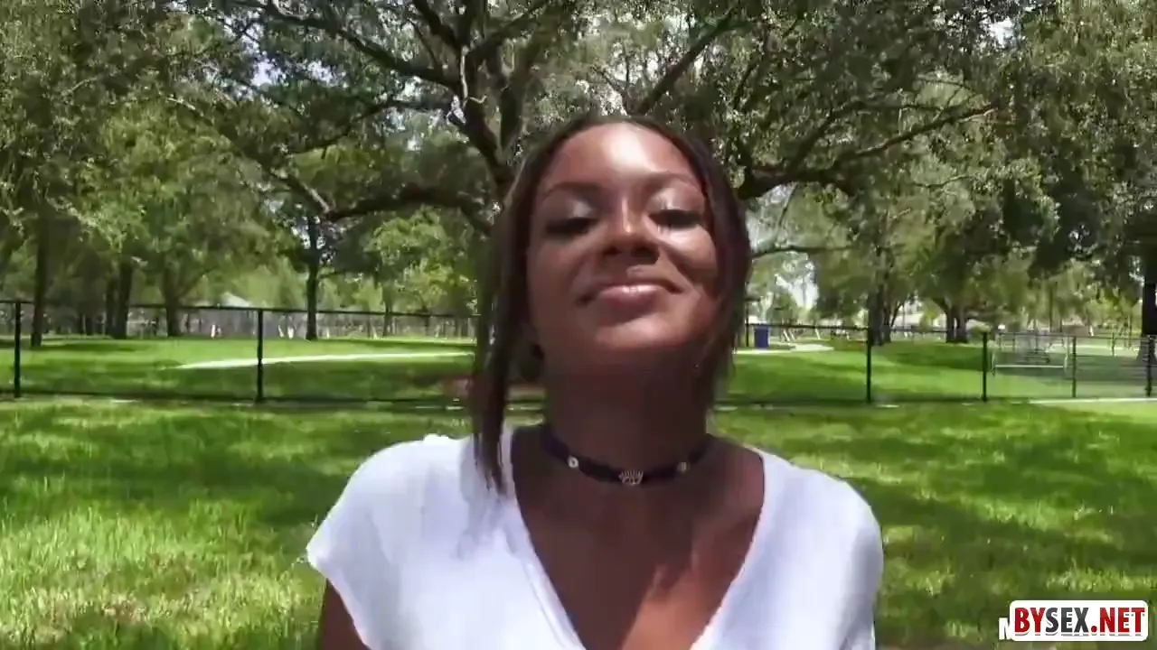 Interracial Encounter: Black Beauty Meets White Stranger in the Park