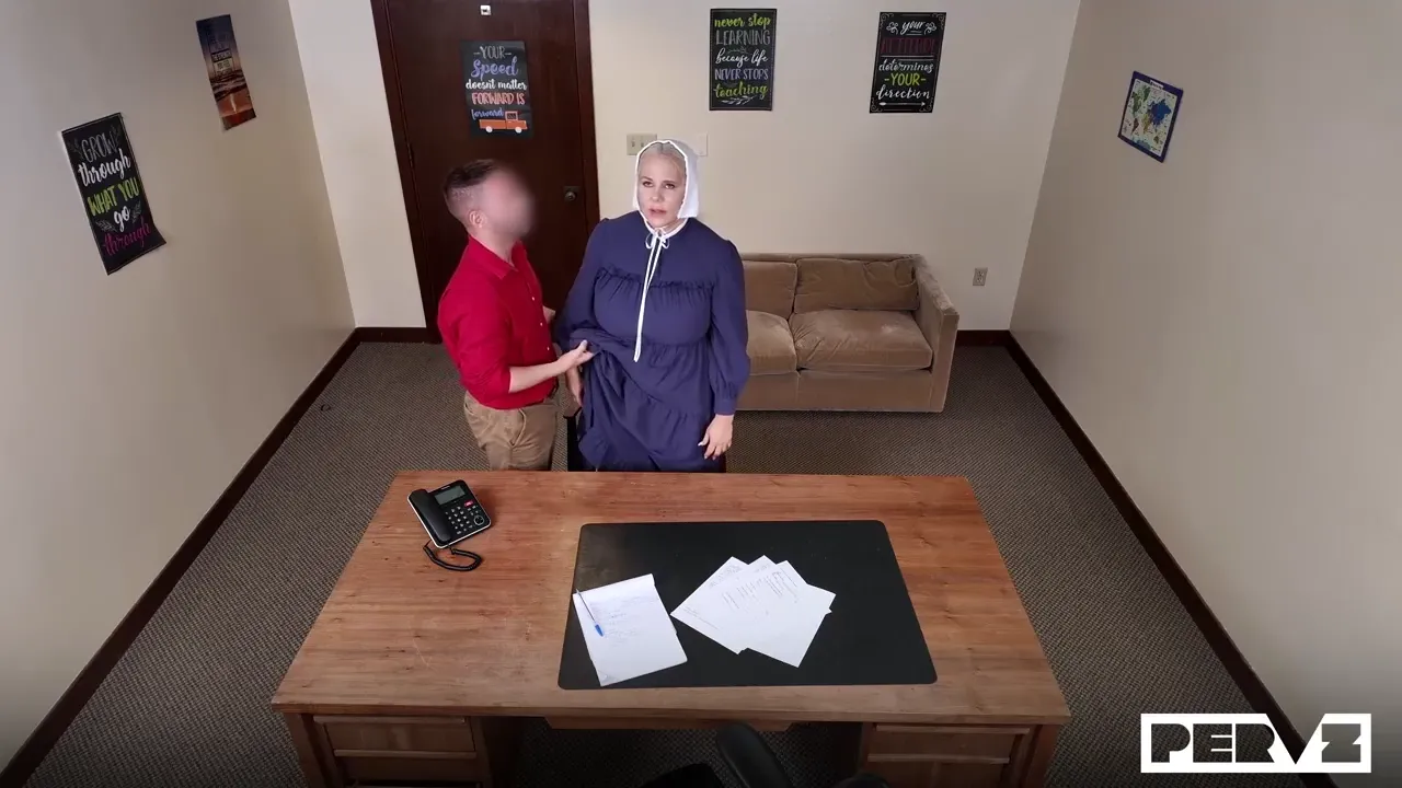 Curvy Mature Woman with Big Breasts Succumbs to Temptation