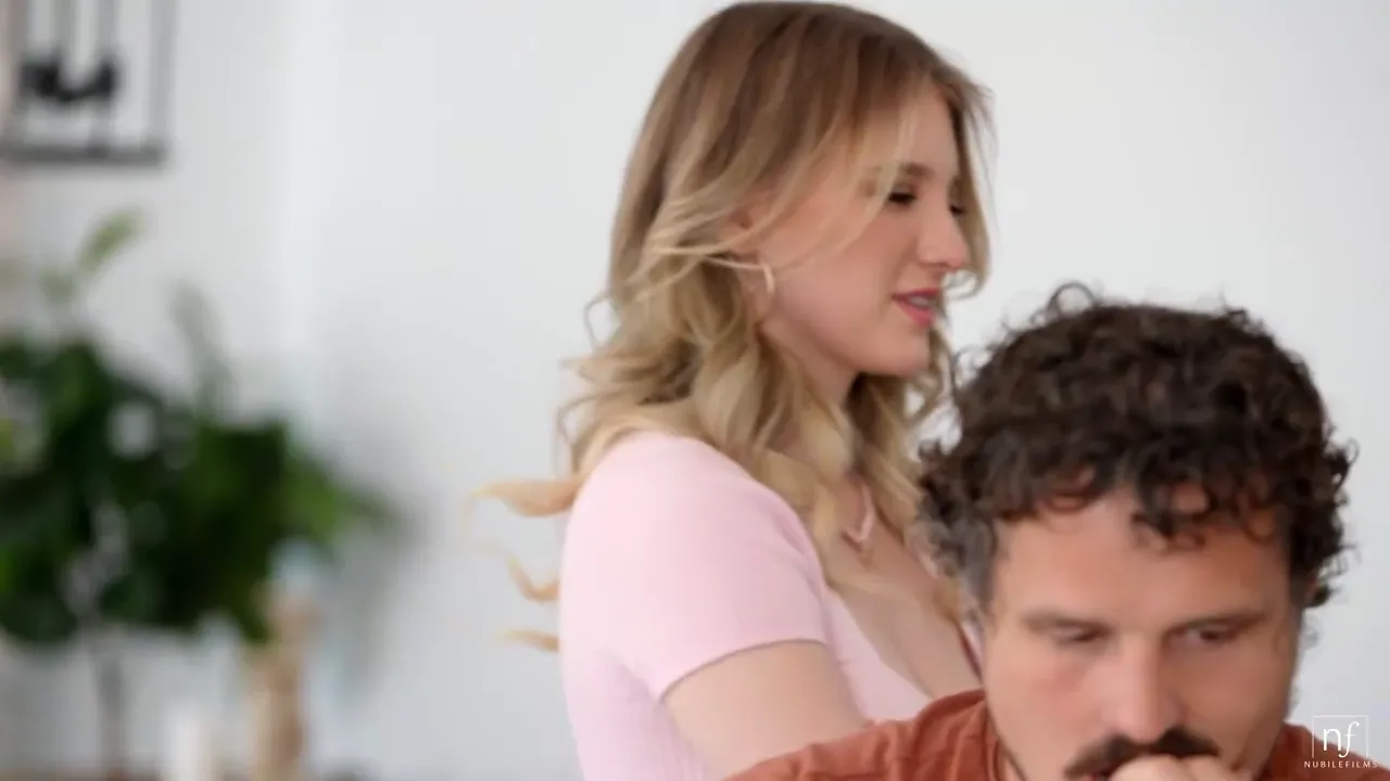Charming Blonde Thrills with Double Penetration Action