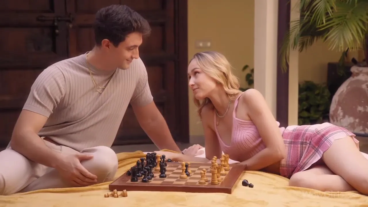 Blonde Beauty: Not a Chess Fan, But Loves to Please!