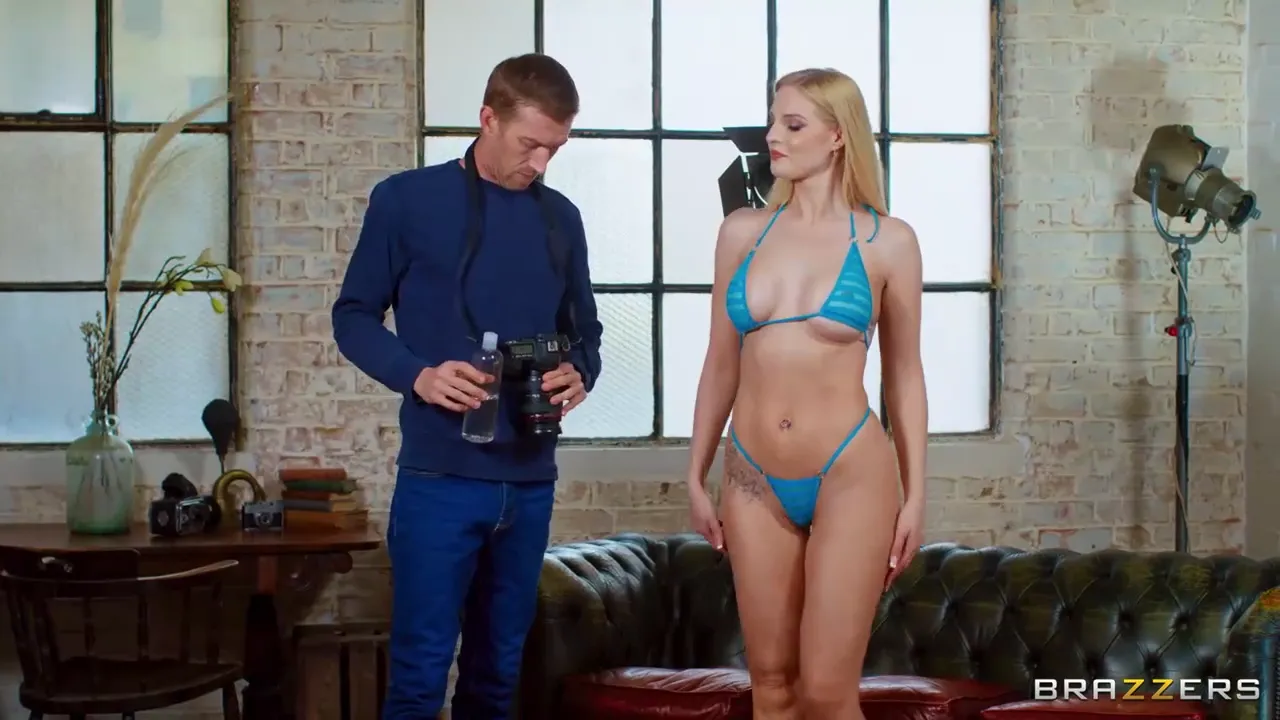 Playful Blonde with Big Breasts Enjoys Intense Doggy Style Action