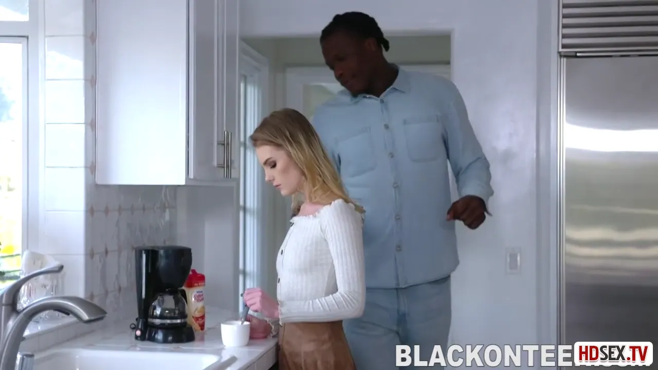 Interracial Encounter: Young Beauty Meets Well-Endowed Charmer