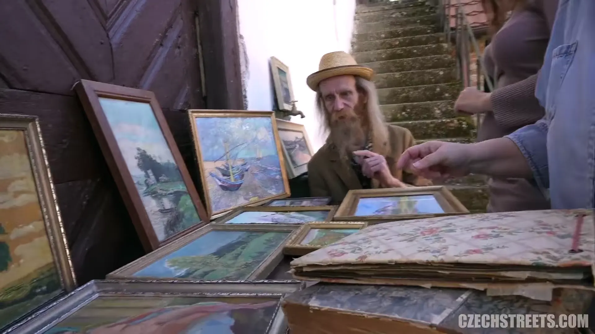 Czech Streets u Cum Covered Artist xhucr