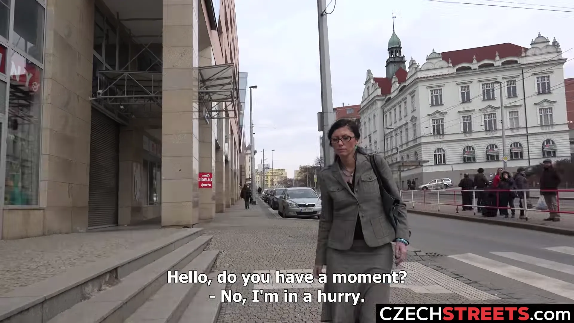 Czech MILF Secretary Pickup Up And Fucked
